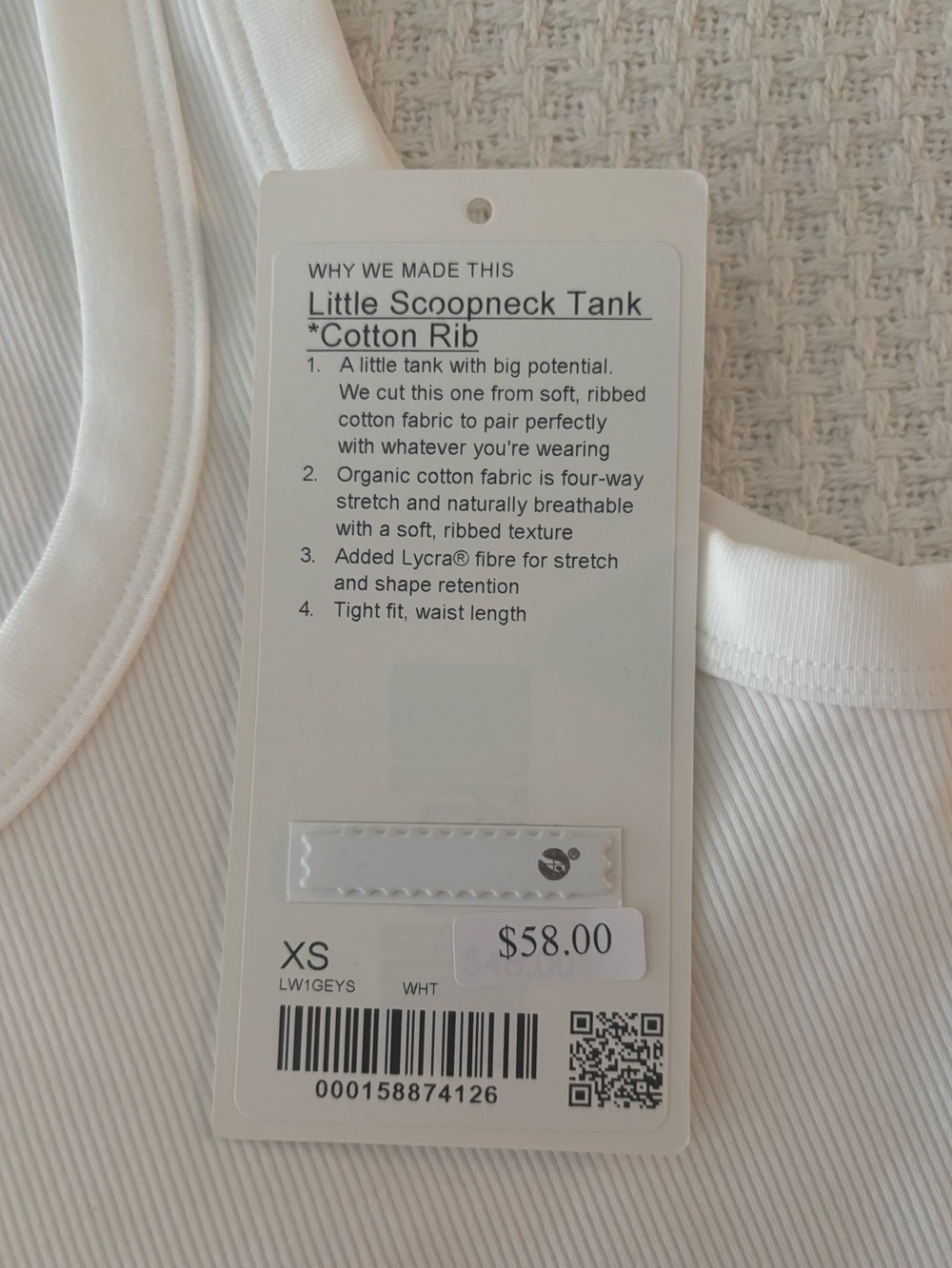 lululemon Little Scoop Neck Tank Top - Picture 6 of 14